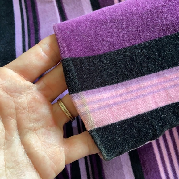 VINTAGE A.B.S Allen Schwartz Striped Velvet Blazer - Size XS - Picture 8 of 8